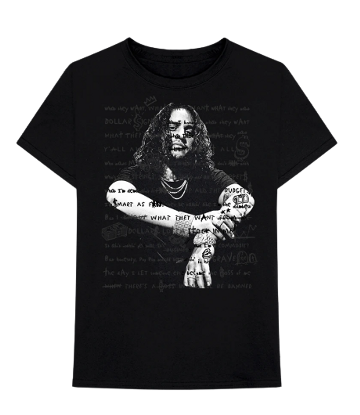 Russ Merch Dollar Signs TShirt WHAT’S ON THE STAR?