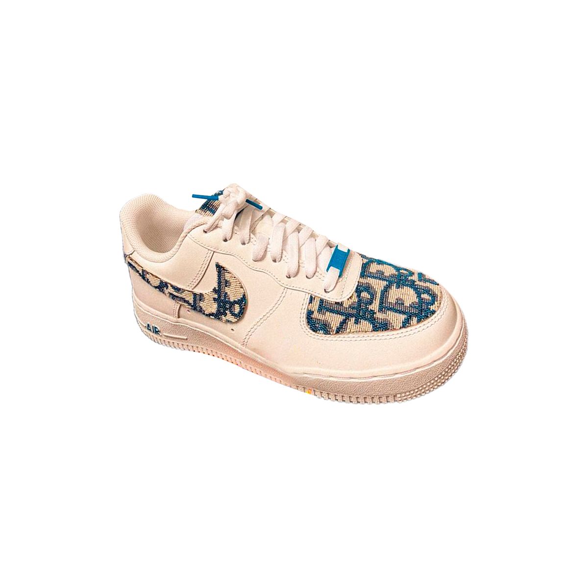 Jaycee Customs Blue Dragon Dior Nike Air Force 1 Custom Snekers