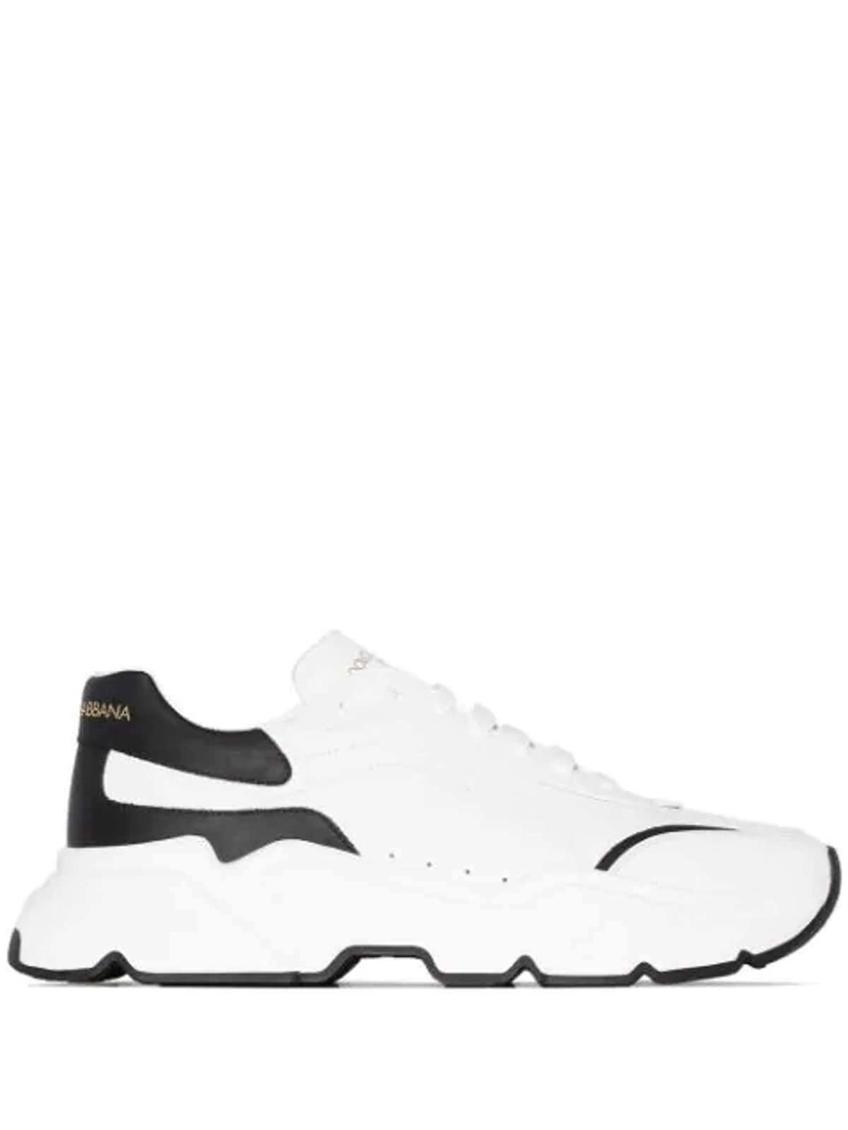 Dolce & Gabbana White Black Daymaster Sneakers