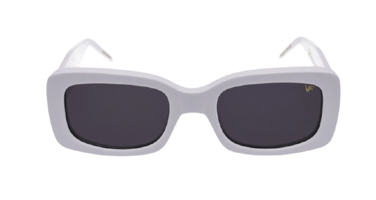 Vintage Frames Harlem White Acetate Sunglasses