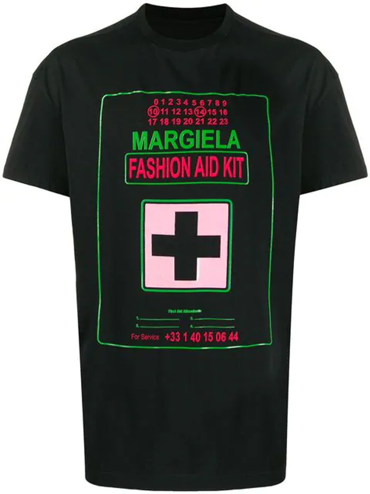 Maison Margiela Logo Fashion Kit Black T-Shirt