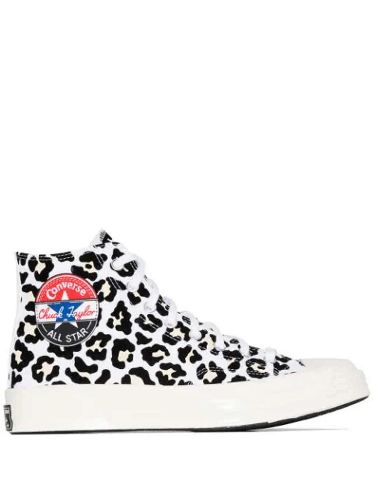 Converse Multicoloured Chuck 70 Leopard Print High Top Sneakers