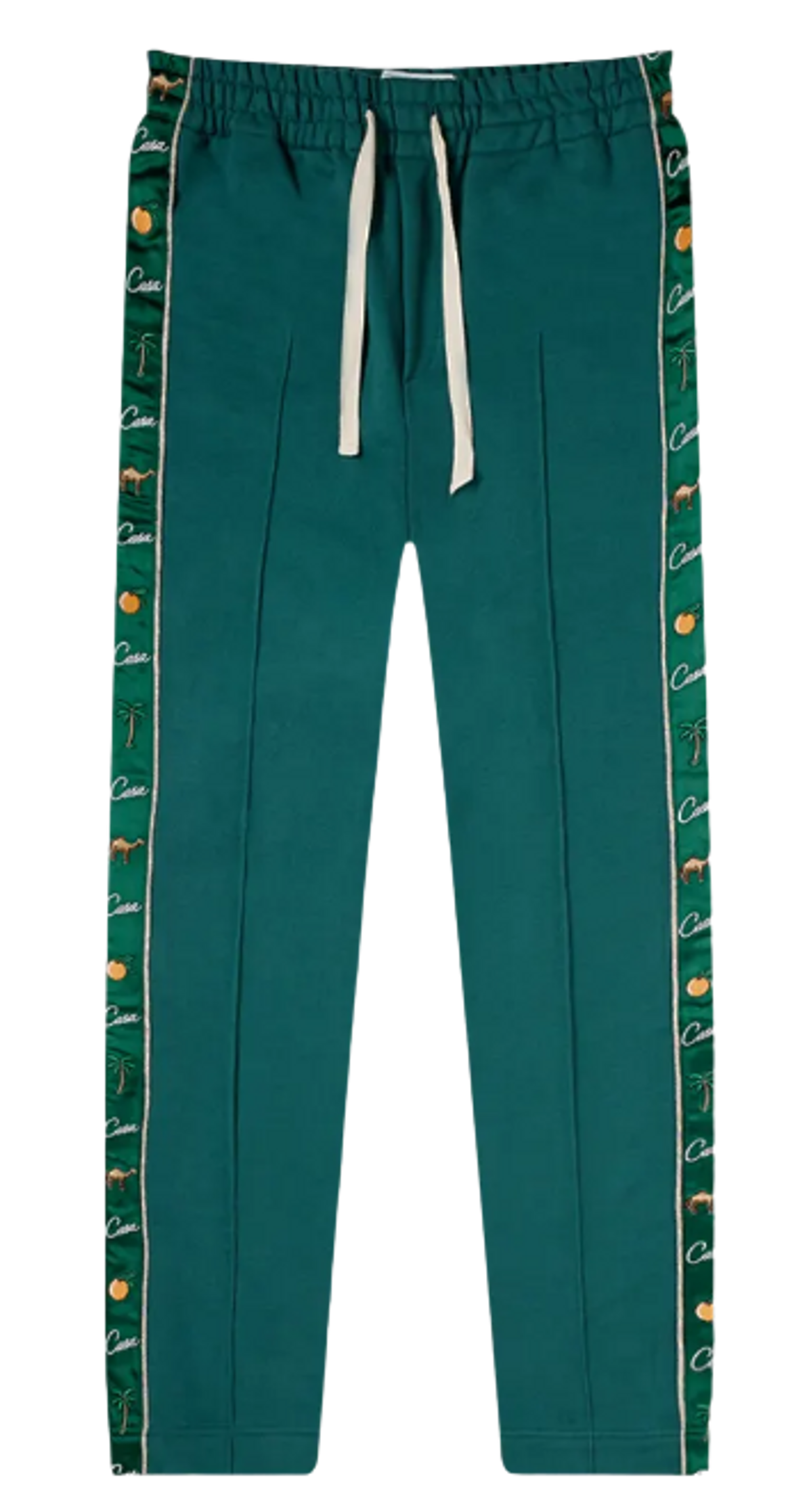 Casablanca Contrast Stripe Green Pants