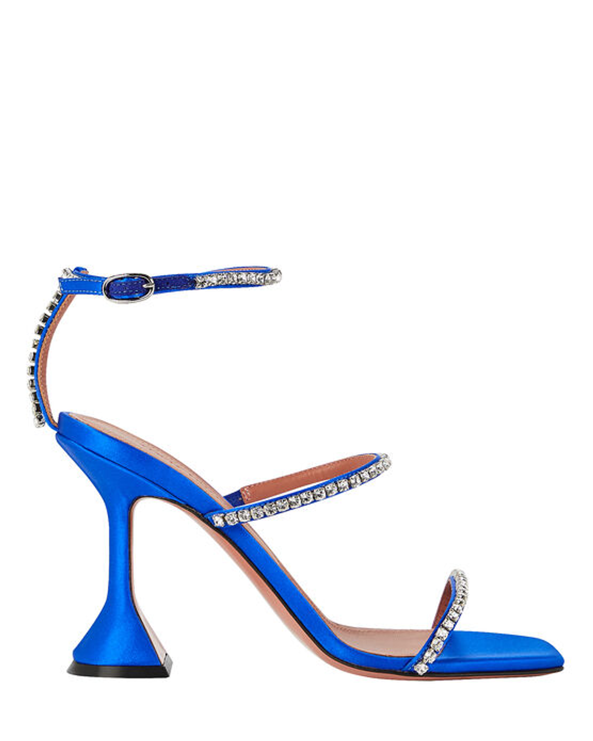 Amina Muaddi Gilda Leather Sandals