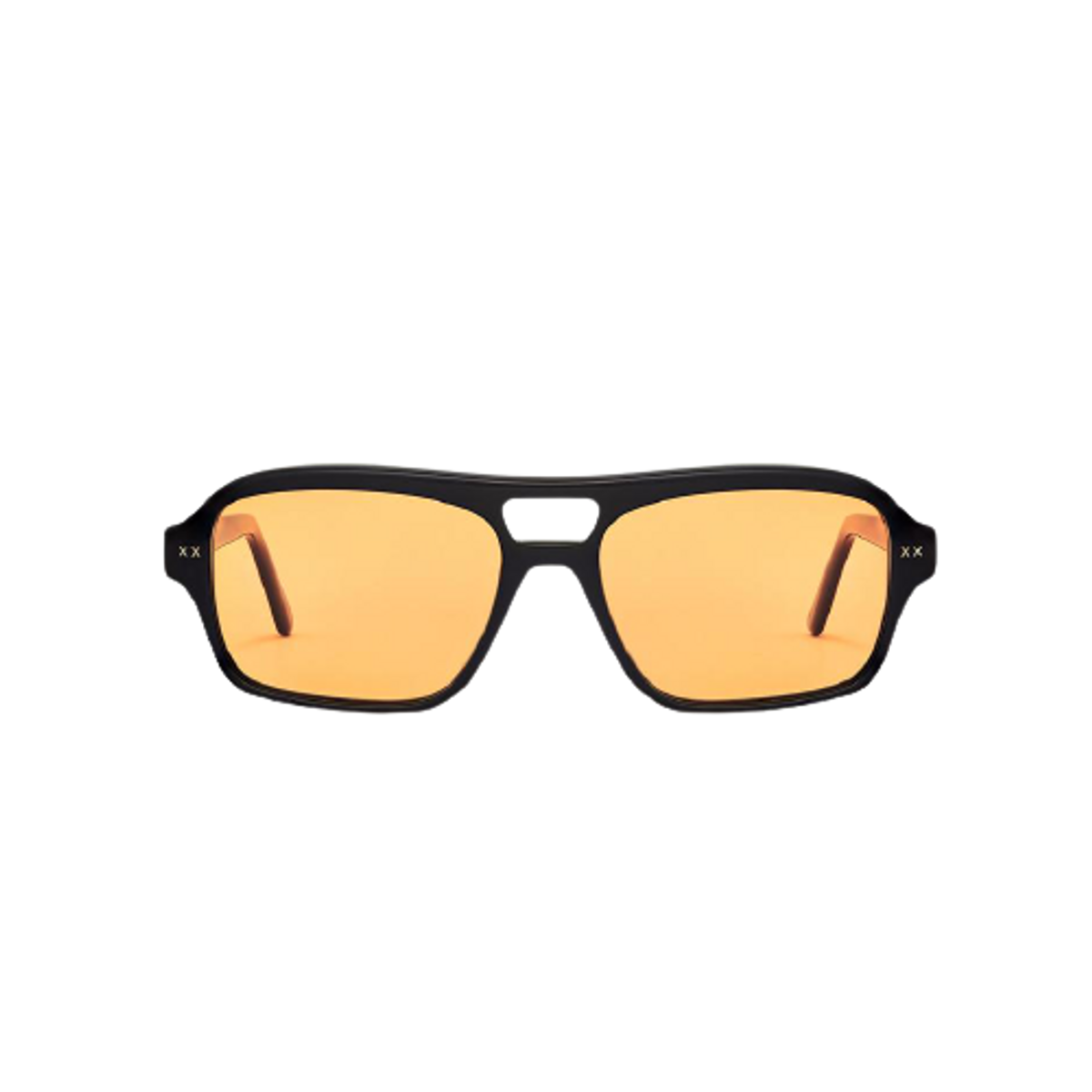 Lexxola Damien Black Orange Sunglasses