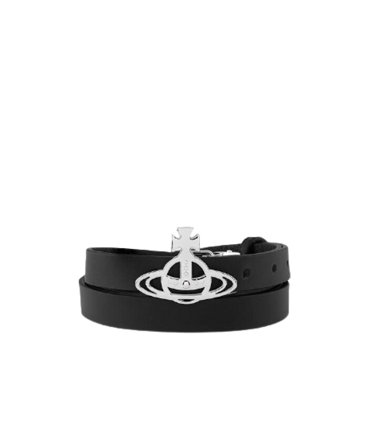 Vivienne Westwood Silver Logo Belt