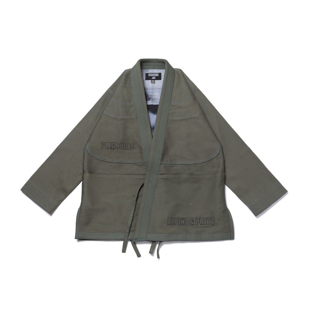 Pleasures × Albino & Preto Wearable Olive Kimono