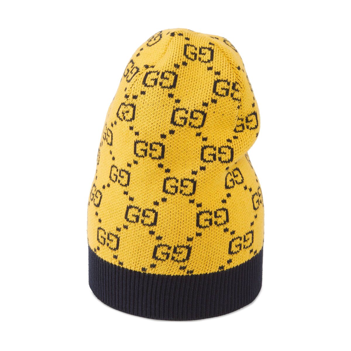Gucci Multicolour Wool Cotton Yellow Hat