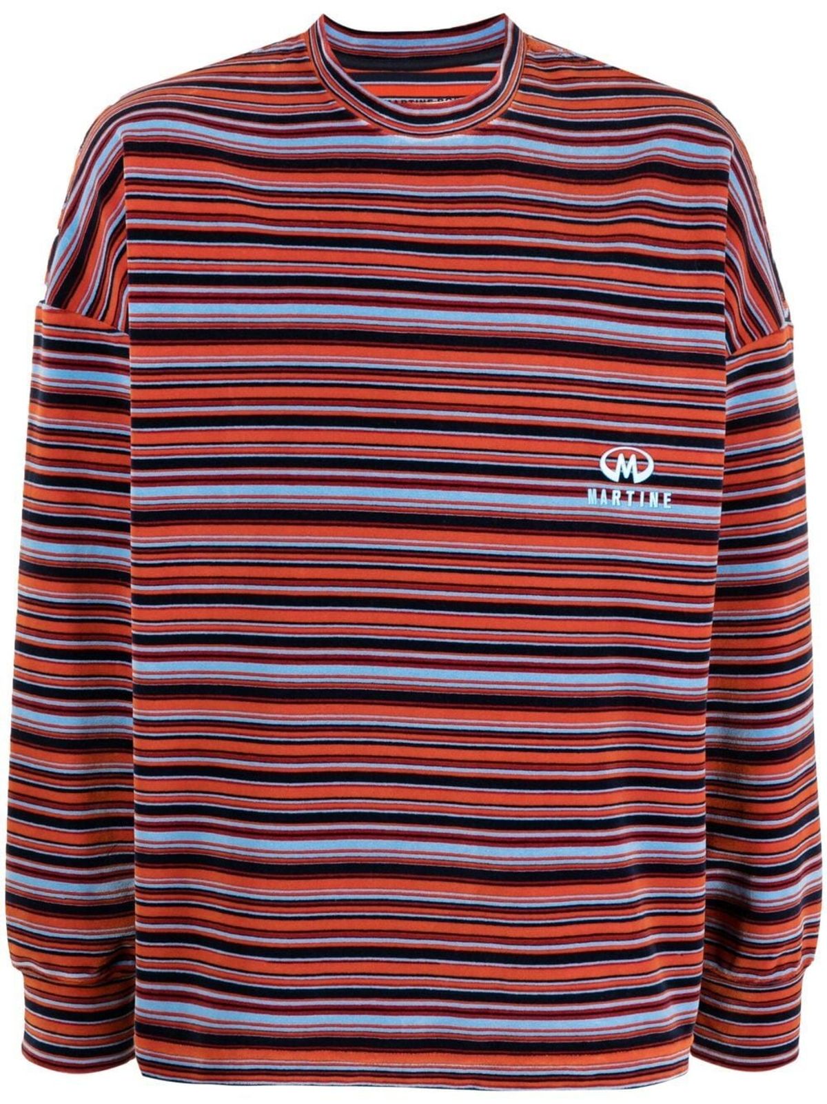 Martine Rose Striped Crewneck Sweatshirt