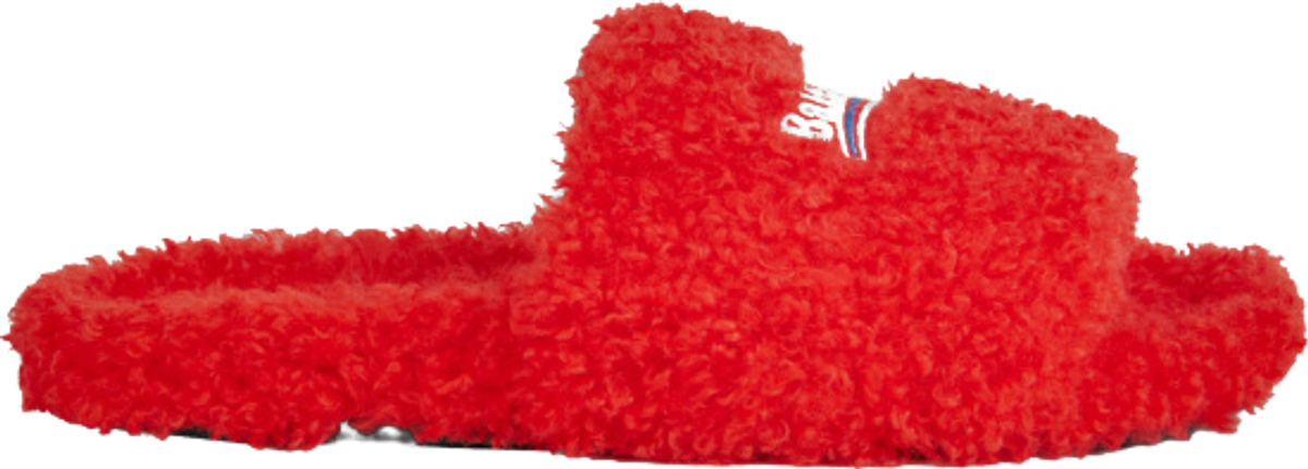 Balenciaga Red Furry Campaign Slides
