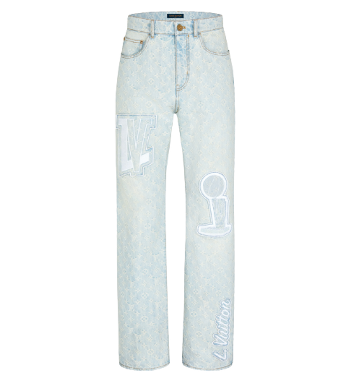 Louis Vuitton × NBA Flared Denim Pants