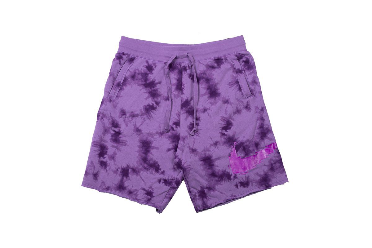 nike purple tie dye shorts