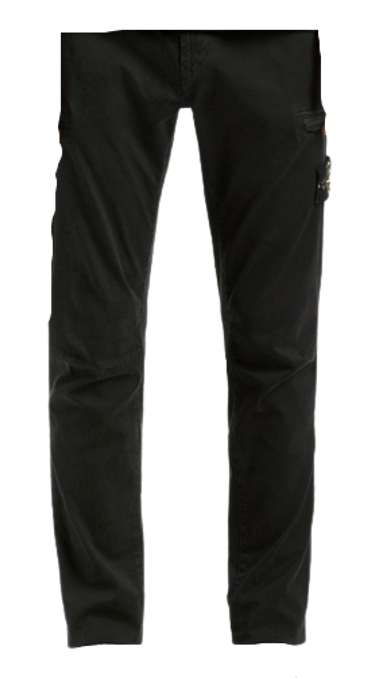 Stone Island Black Cotton Cargo Pants