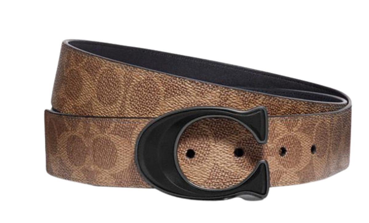Coach Signature Buckle Reversible Belt WHAT’S ON THE STAR?
