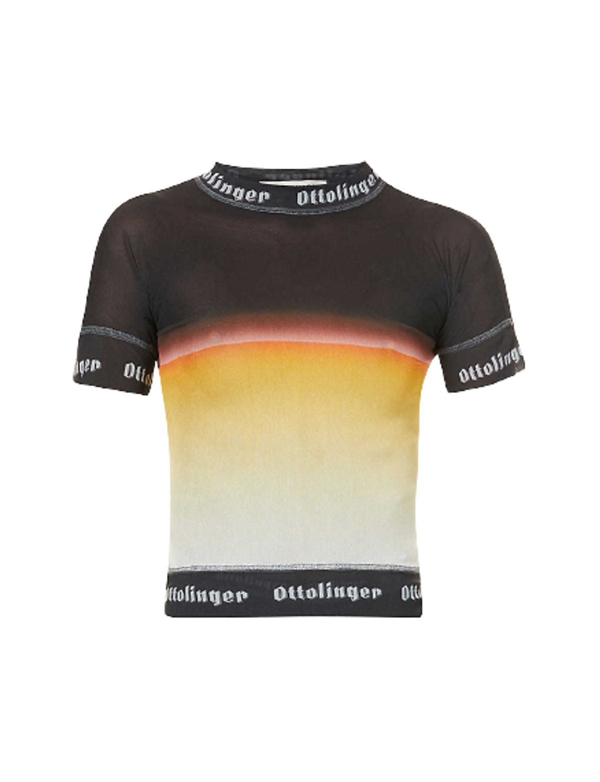 Ottolinger Sunset Semi Sheer Stretch-Woven T-shirt