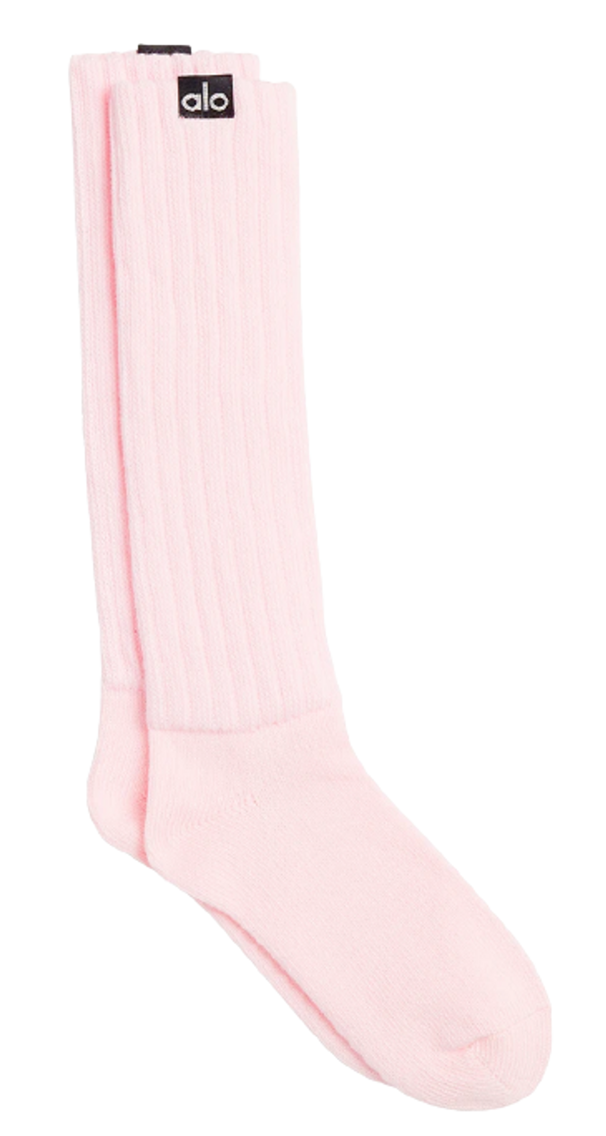 Alo Yoga Scrunch Powder Pink Socks WHAT’S ON THE STAR?