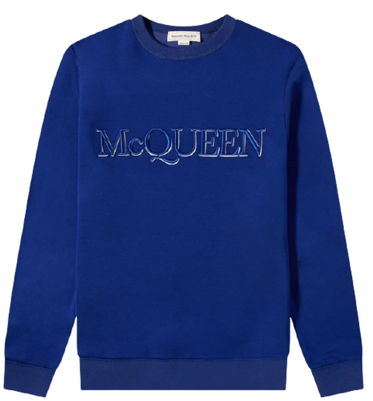 Alexander McQueen Logo Embroidered Crew Sweater
