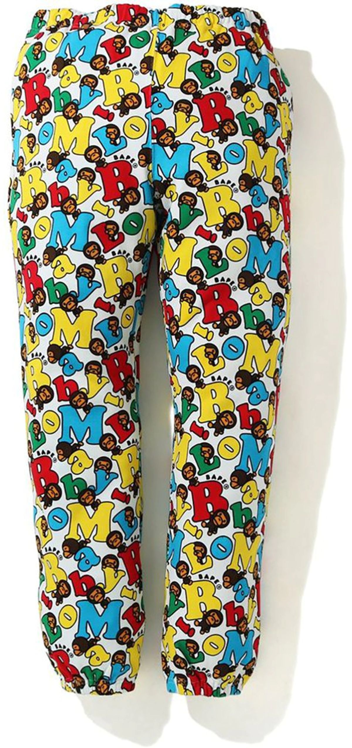 Bape Baby Milo Alphabet Slim Sweatpants Multi