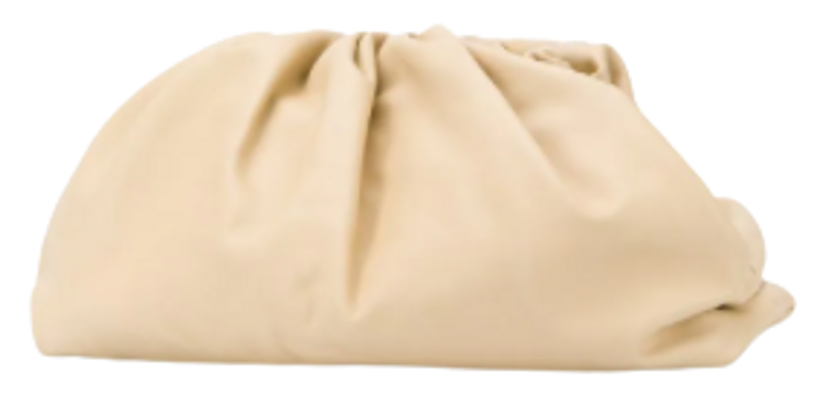 Bottega Veneta Pouch Leather Clutch Neutrals Bag