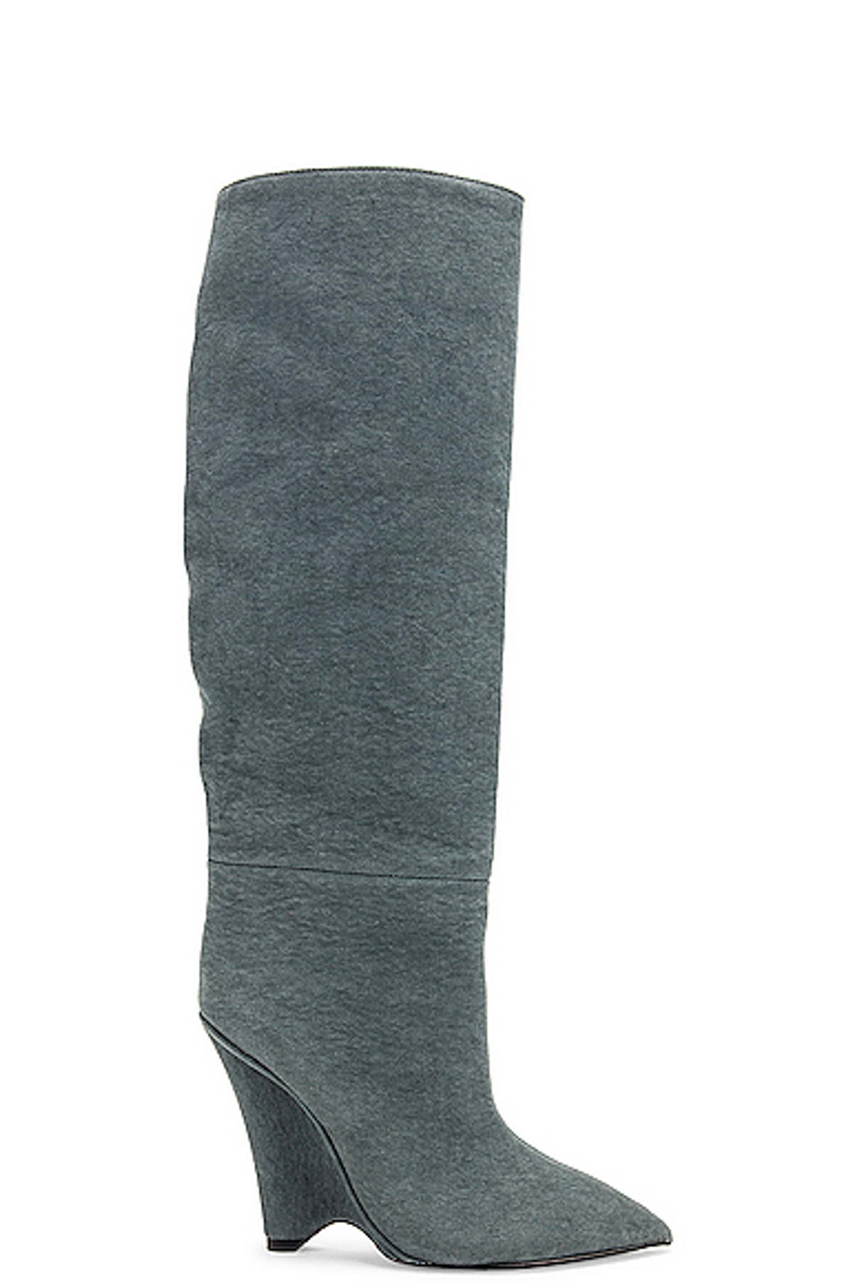 Yeezy Wedge Knee Balsam Green High Boots