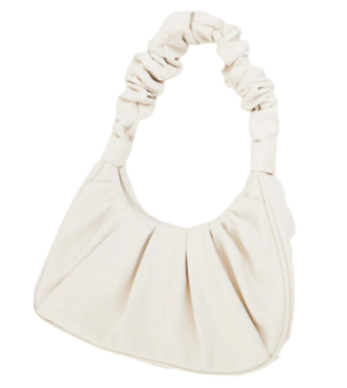 Pretty Little Thing Cream Rouched Handle Shoulder Bag WHAT’S ON THE STAR?