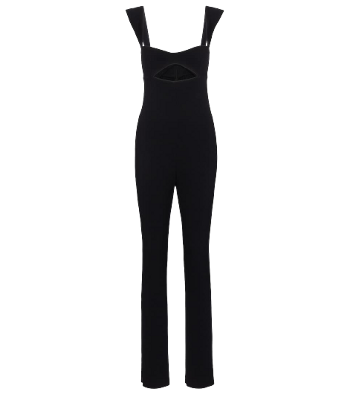 Magda Butrym Stretch Bustier Slim Leg Black Jumpsuit