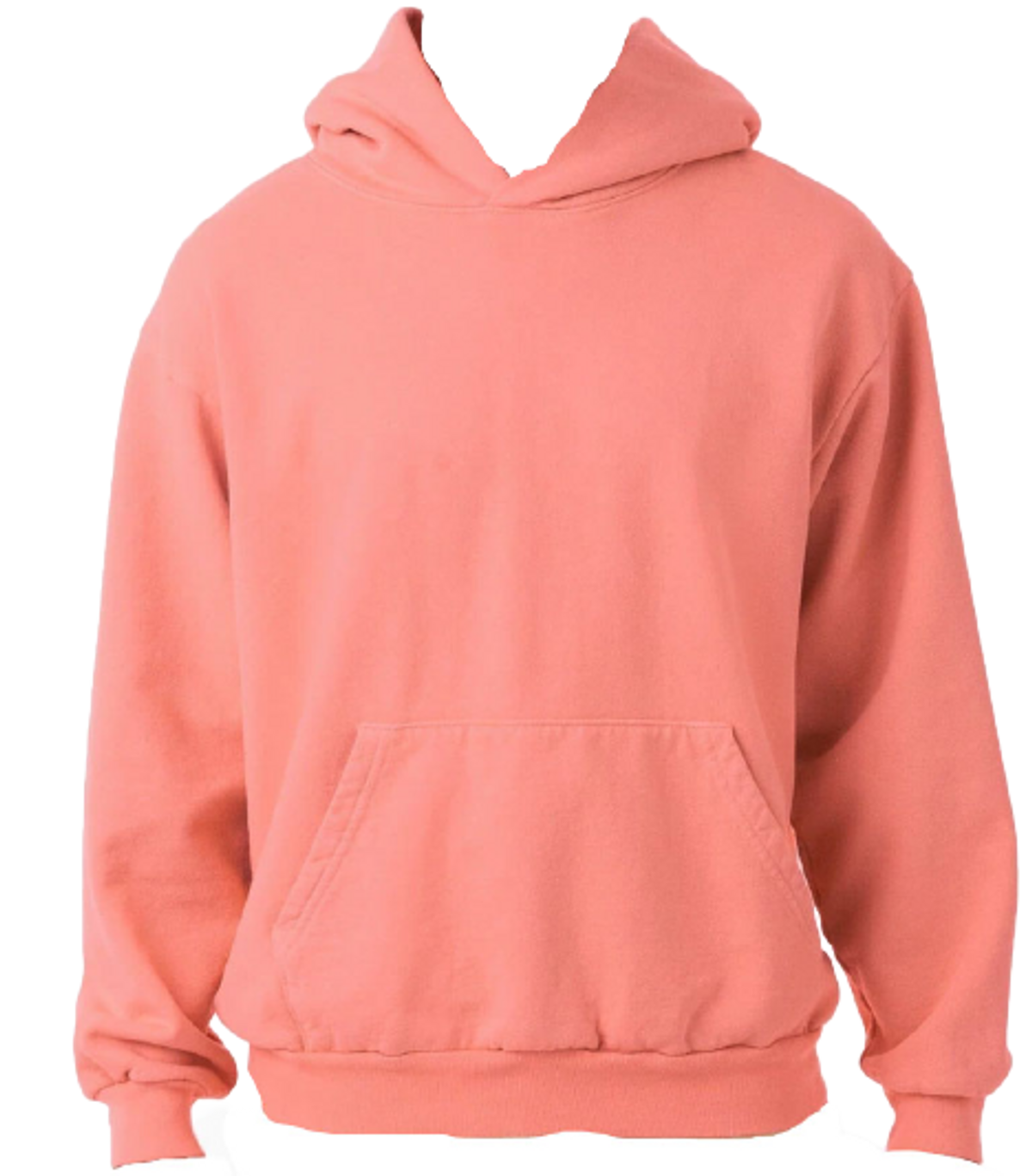 Los Angeles Apparel Heavy Fleece Hooded Pullover Pink Sweatshirt