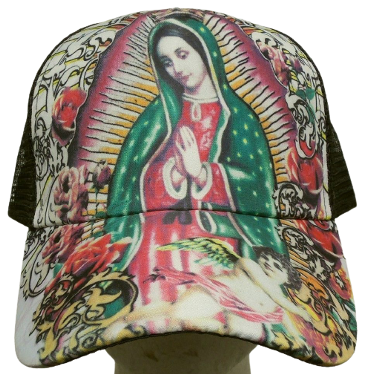 Virgin mary trucker hat Clearance