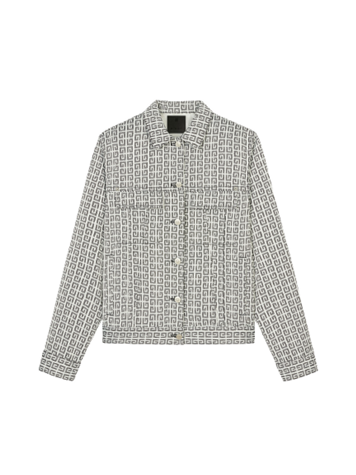 Givenchy 4G Denim Effect Jacquard Jacket