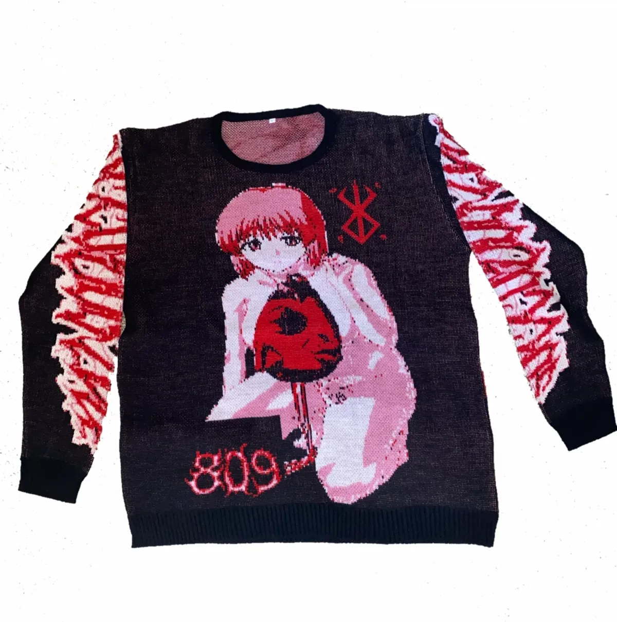Succubus Love Berserk V2 Knit Sweater | WHAT'S ON THE STAR?