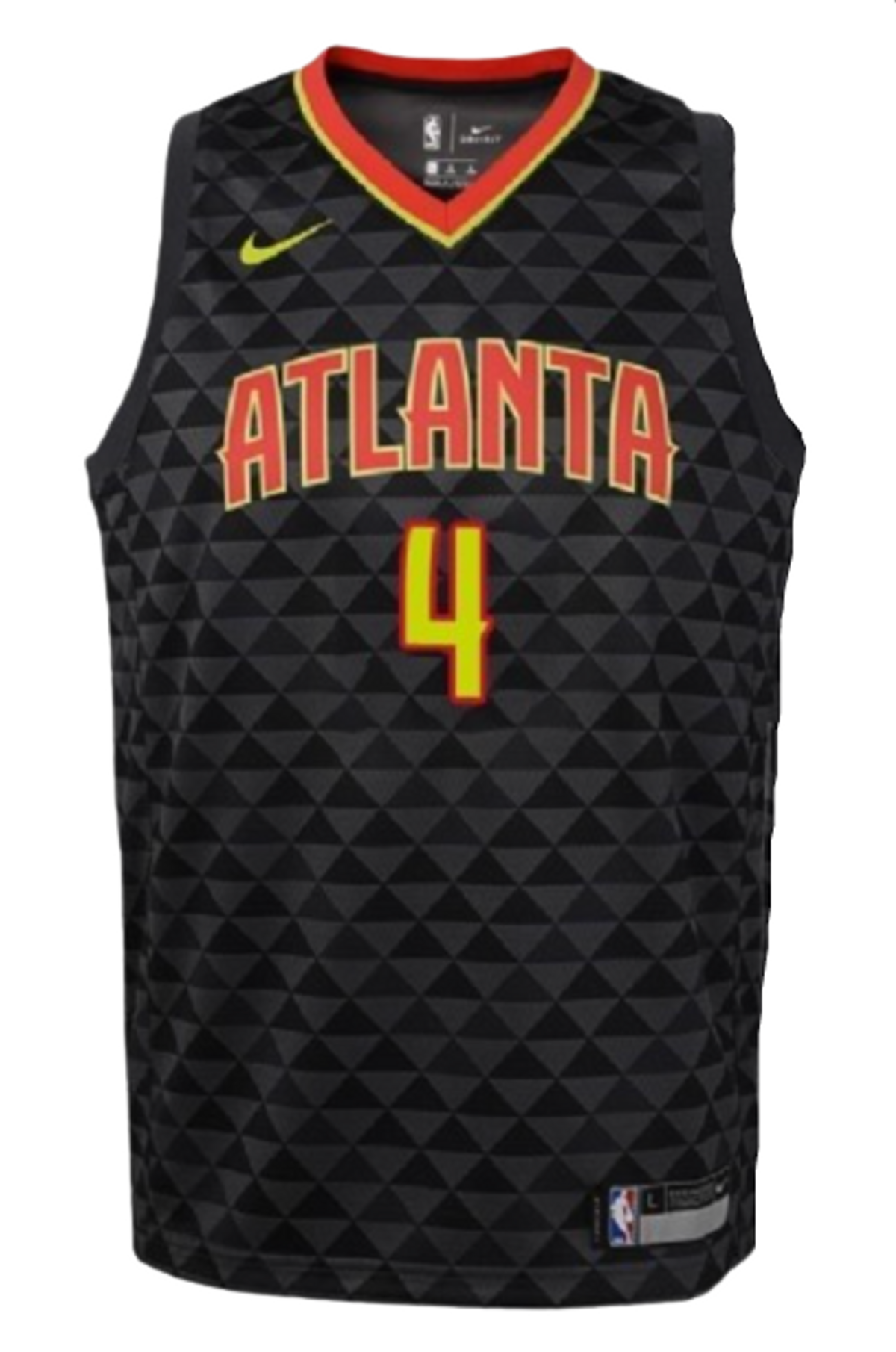 Atlanta Hawks No. 4 Deyonta Davis Black Icon 2018-19 NBA Jersey