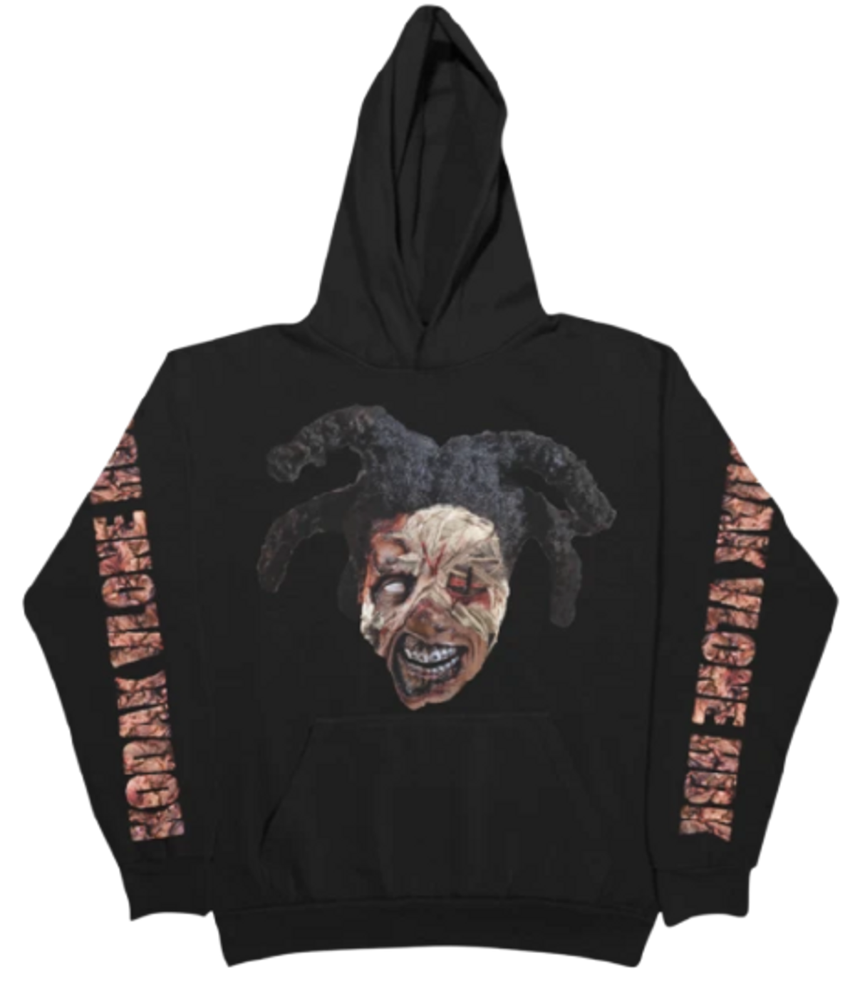 Vlone × Kodak Black Merch Zombie Black Hoody