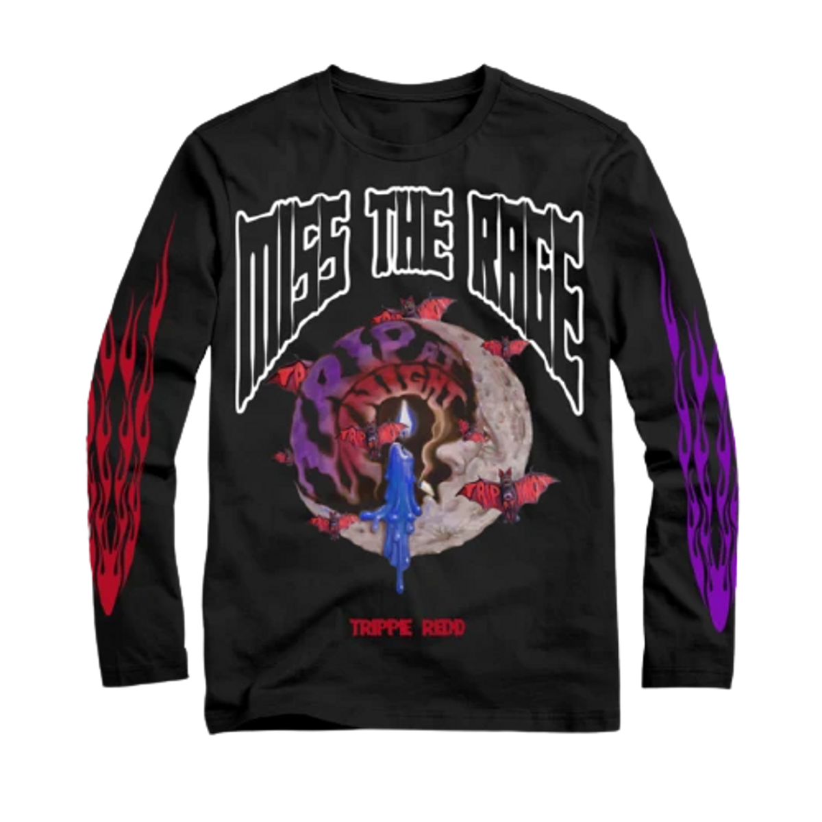 Trippie Redd Merch Miss The Rage Black Long Sleeve