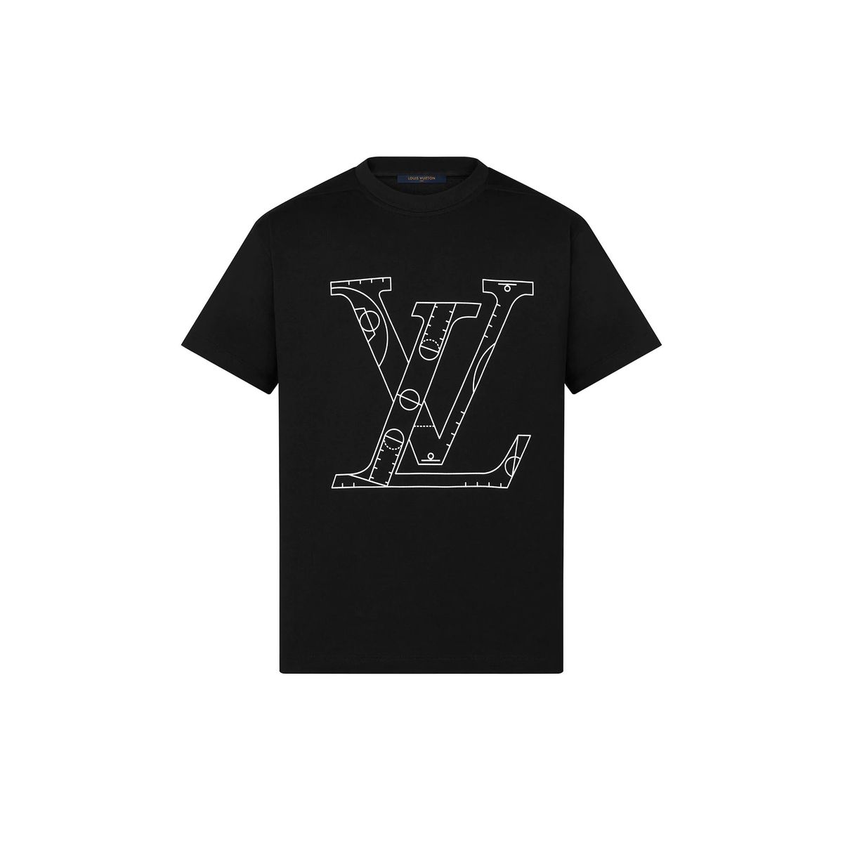 Louis Vuitton × NBA Front And Back Print T-Shirt