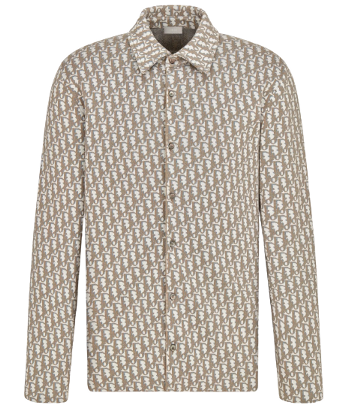 Dior Oblique Multicolor Cotton Knit Overshirt