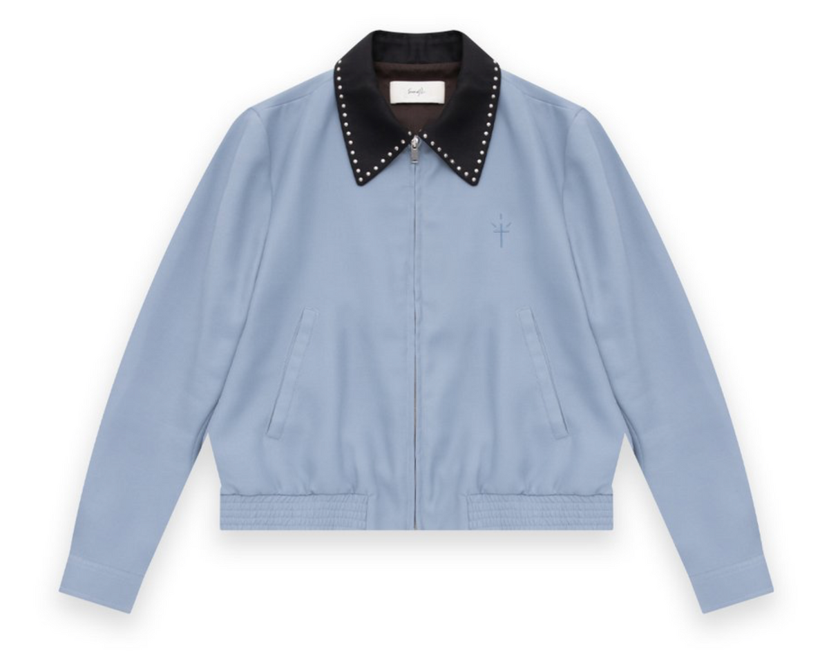 Second/Layer Profondo Angel Blue Blouson