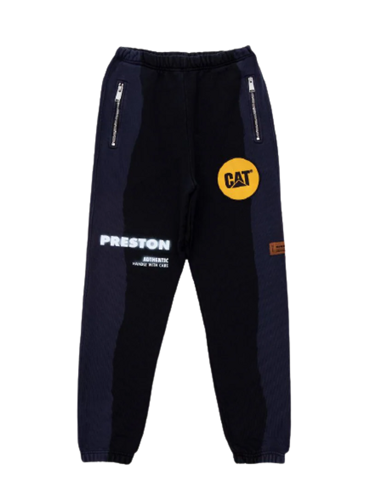 Heron Preston × Caterpillar Blue Black Sweatpants
