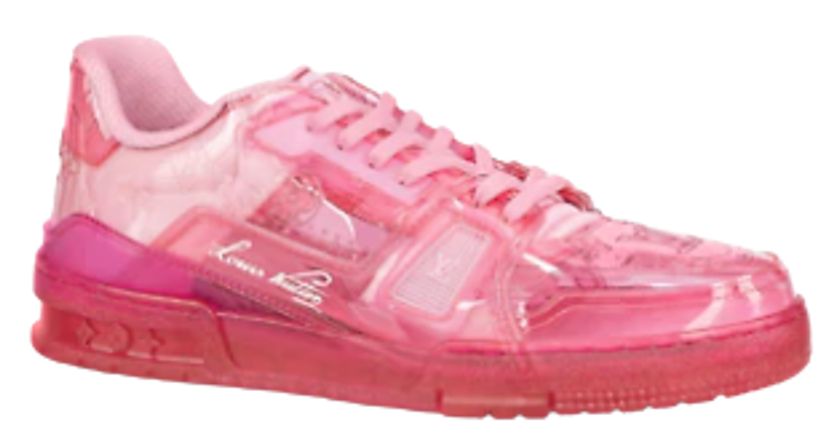 Louis Vuitton Trainer Pink Sneakers