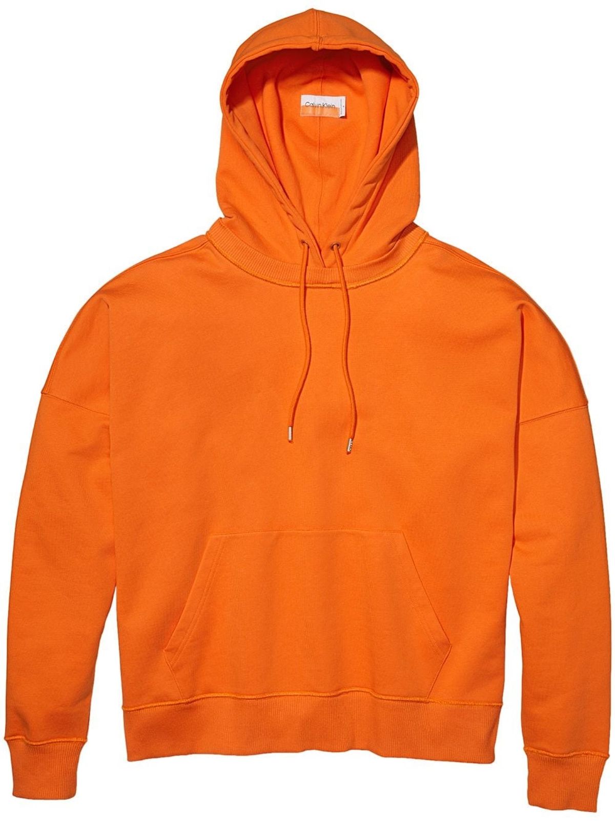 Heron Preston × Calvin Klein Drawstring Cotton Hoodie In Orange