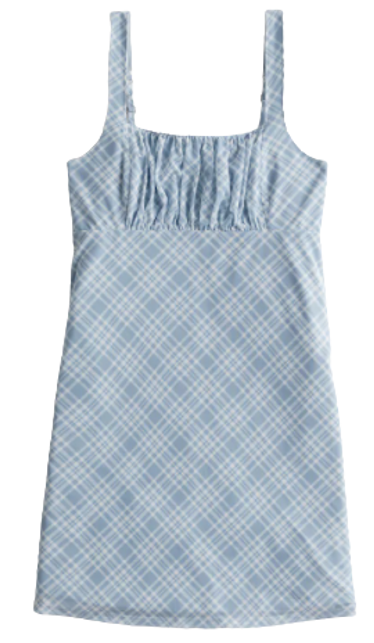 Social Tourist Social Tourist Ruched Square Neck Mini Dress