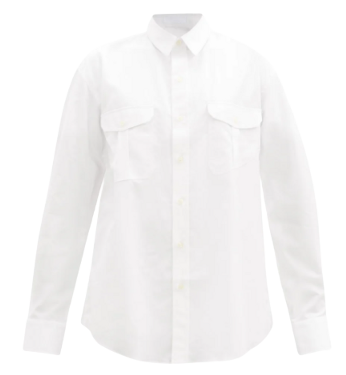 Wardrobe.NYC Release 03 Oversized Cotton Poplin White Shirt WHAT’S ON THE STAR?