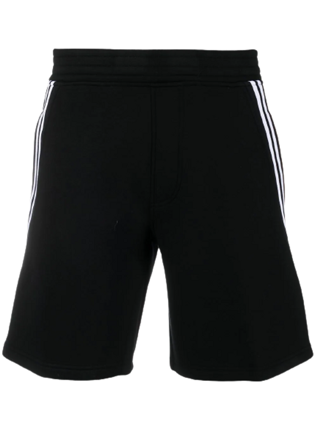 Neil Barrett Black Cotton Blend Track Shorts