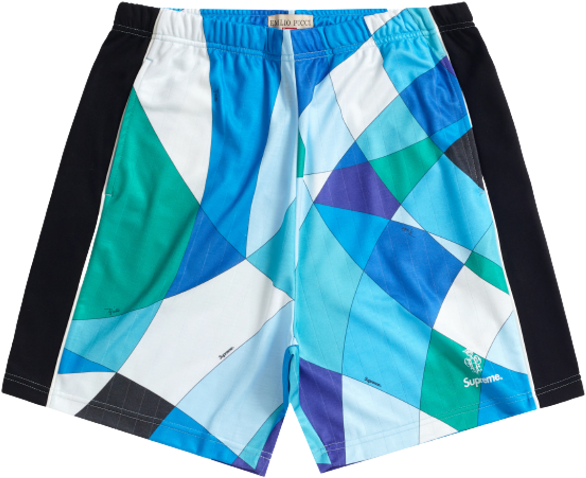 Supreme × Emilio Pucci Emilio Pucci Soccer Blue Short