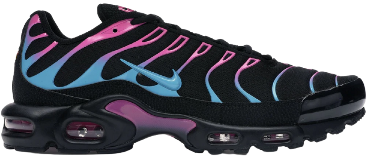 Nike Air Max Plus Miami Vice Fury Laser Fuchsia White Sneakers