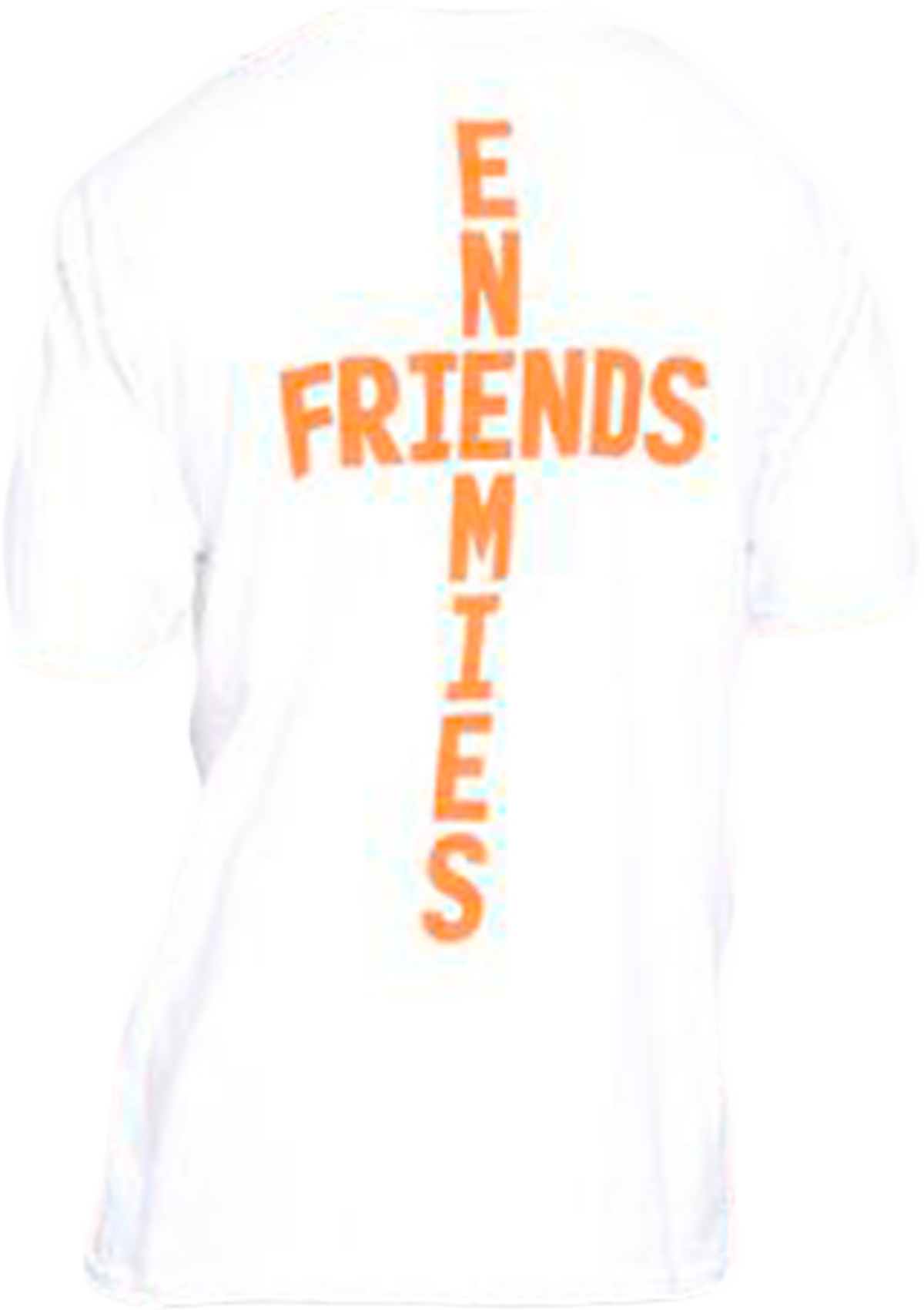 FashionNova Fake Friends Short Sleeve White Tee