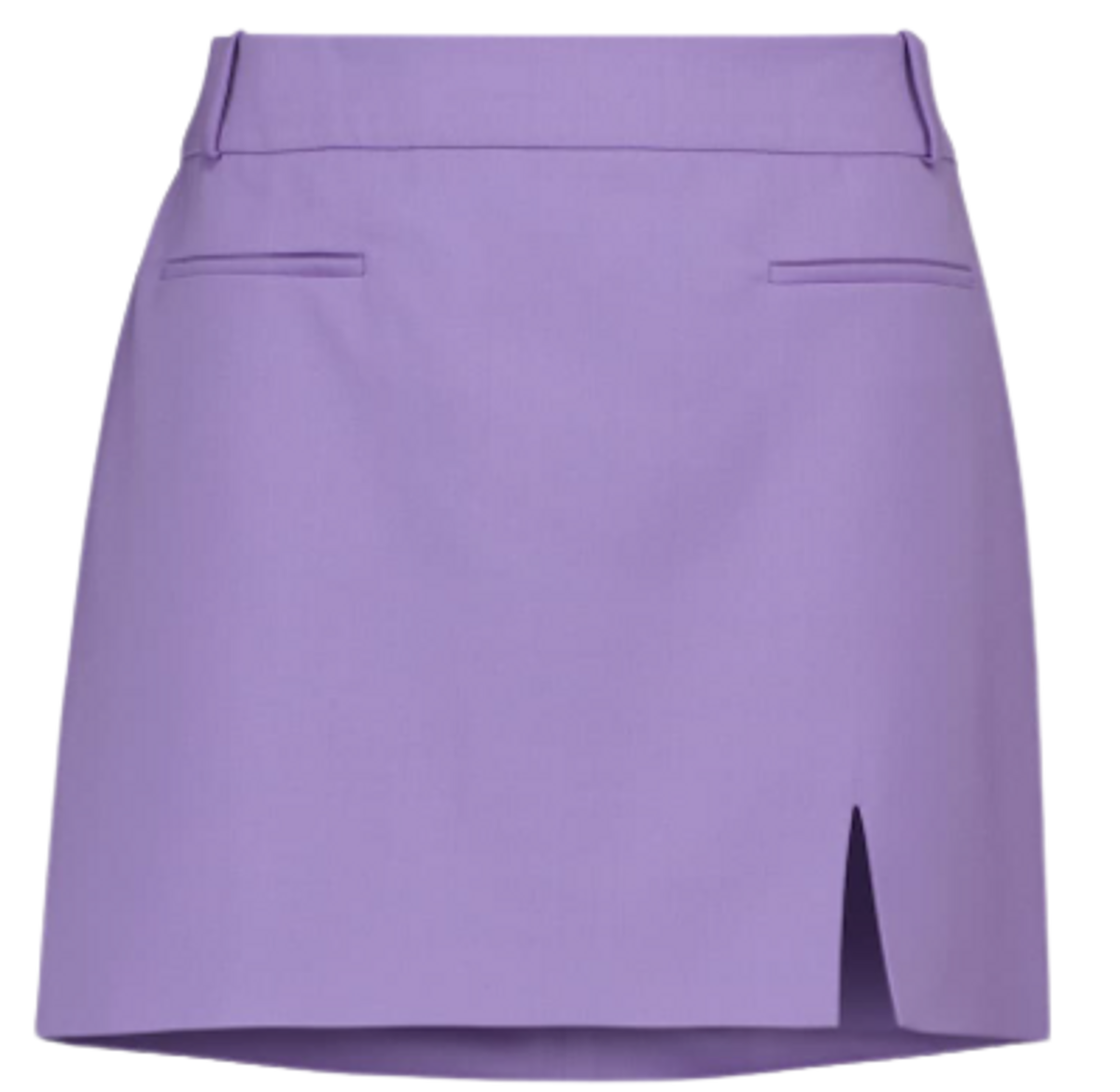The Attico Purple Slit Detail Tailored Violett Mini Skirt