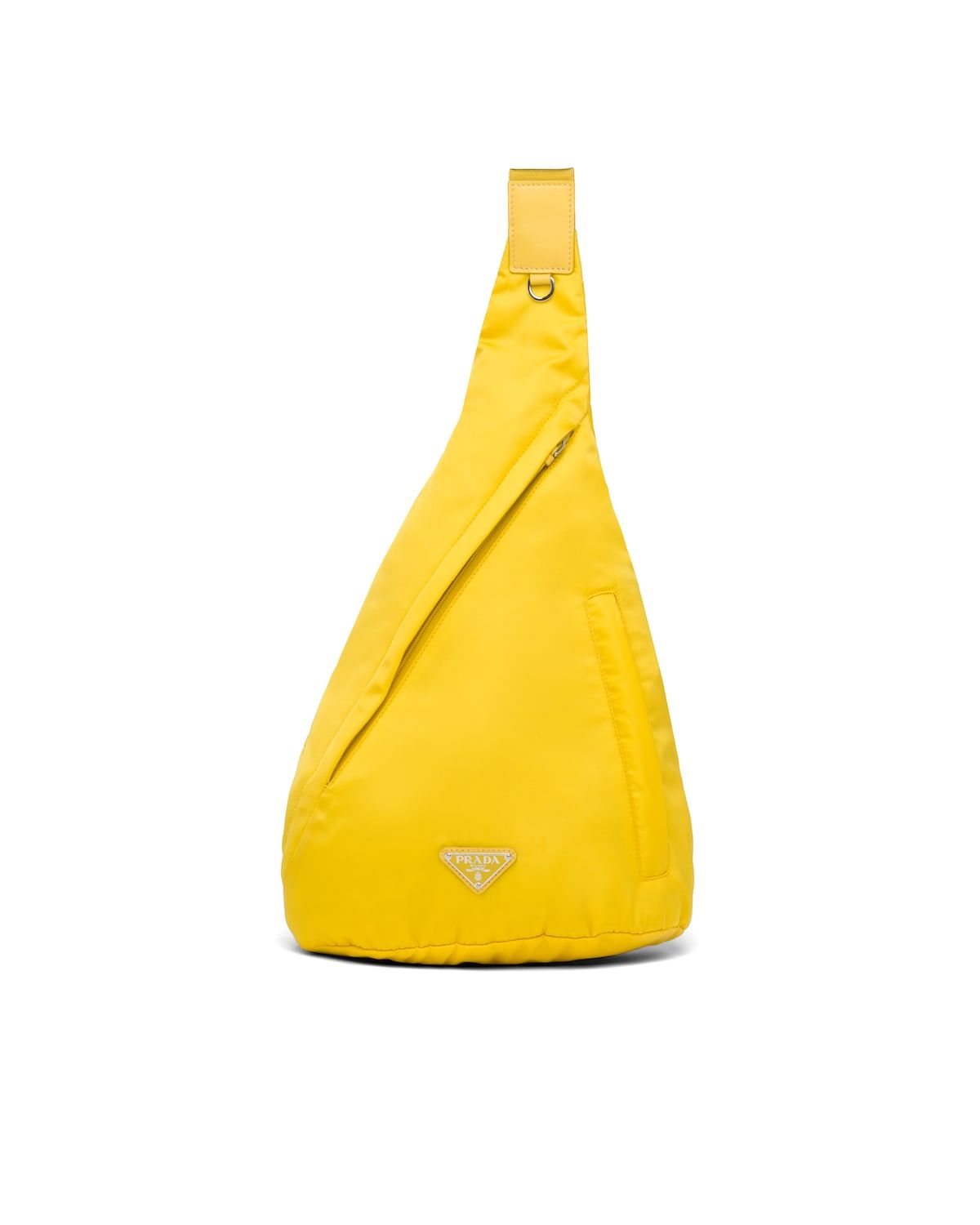 Prada Re-Nylon Leather Yellow Backpack