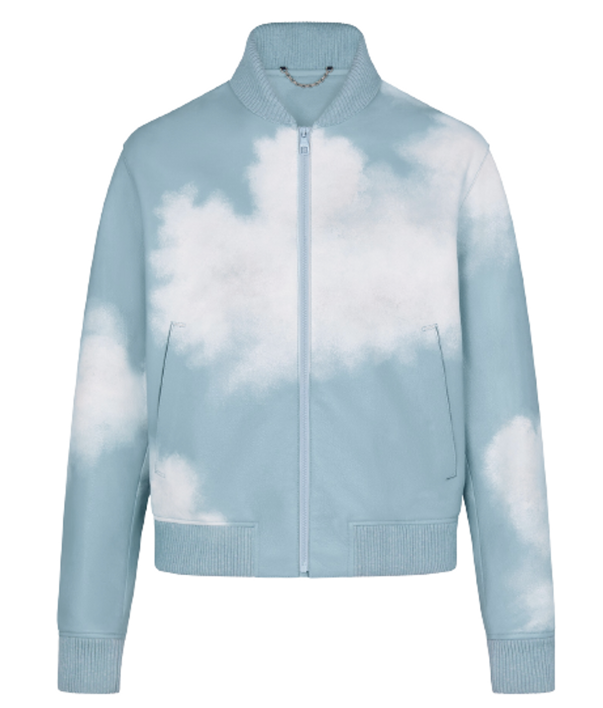 Louis Vuitton Leather Clouds Bomber Jacket