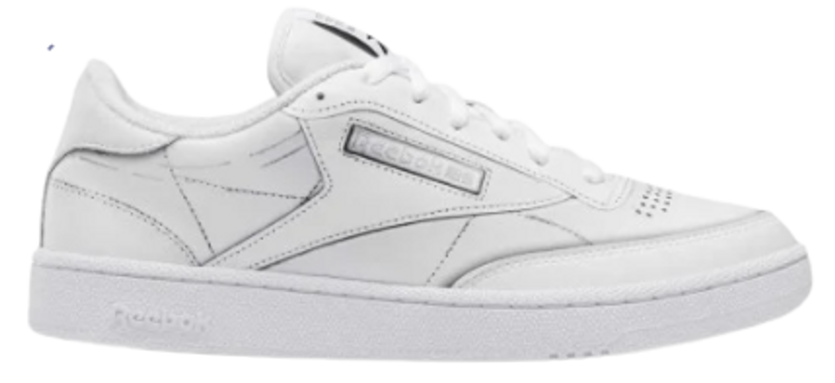 Maison Margiela × Reebok Club C White Sneakers
