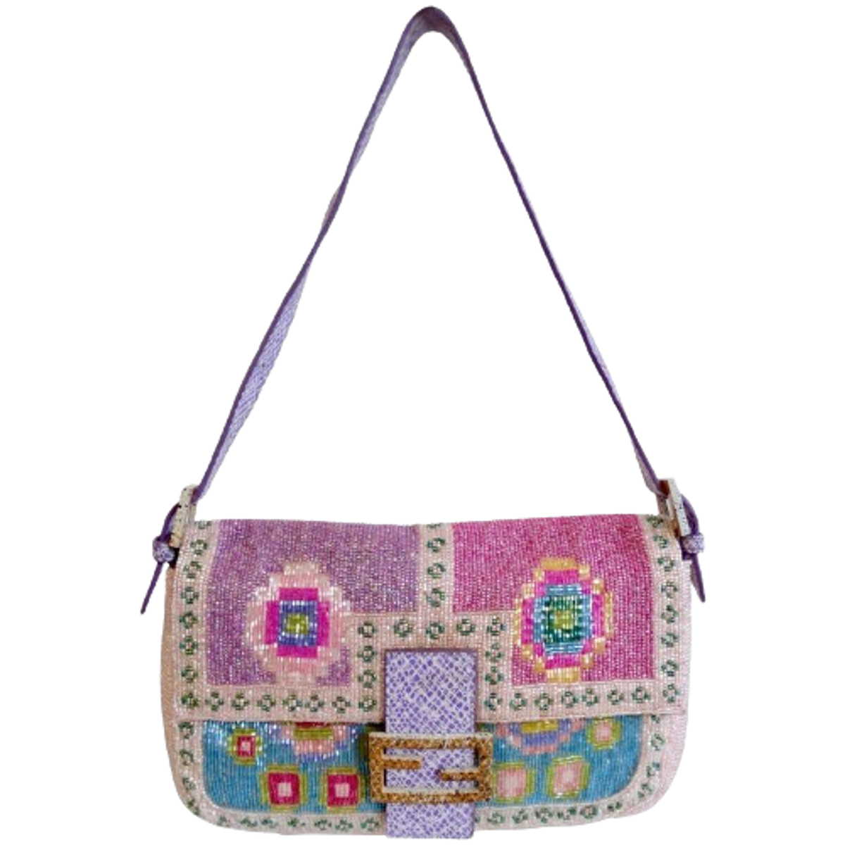 Fendi Beaded Baguette Bag WHAT’S ON THE STAR?